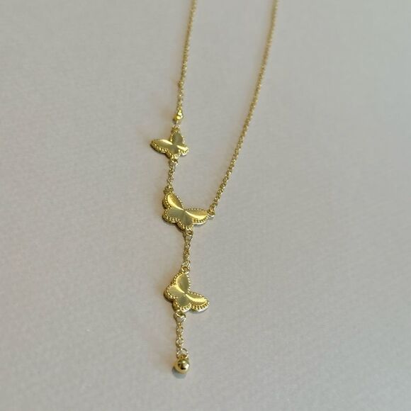 Butterfly necklace #1372 - Picture 2 of 3